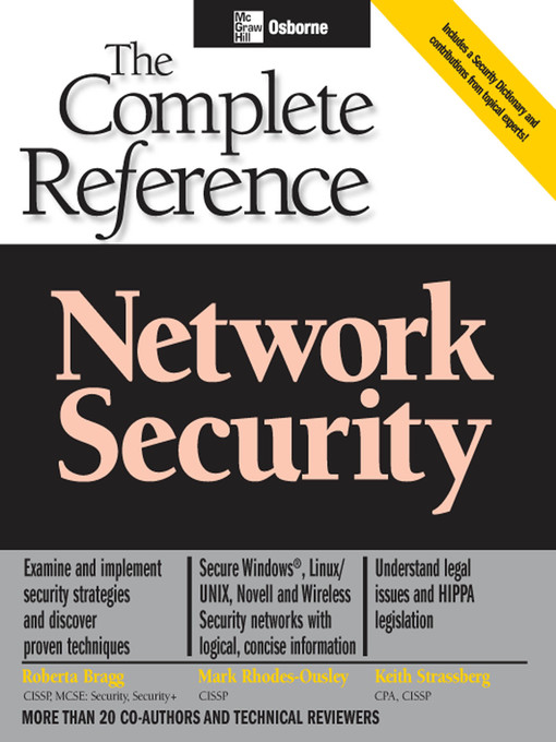 Title details for Network Security by Bragg - Available